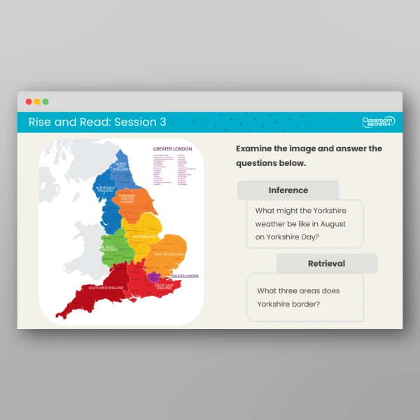 An image of the Rise and Read Yorkshire Day Resource