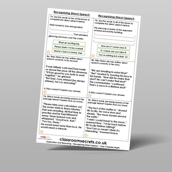 An image of the Free Recognising Direct Speech Application and Reasoning Resource