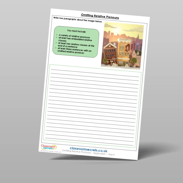 An image of the Omitting Relative Pronouns Application Resource