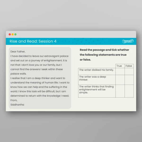 An image of the Rise and Read Bodhi Day Resource