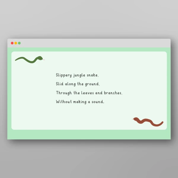 An image of the Amazing World - Rainforest Rhymes Resource