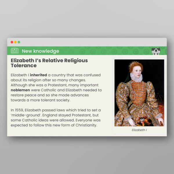 An image of the Lesson 3: How did Religion Change During the Time of the Tudors? PPT Resource