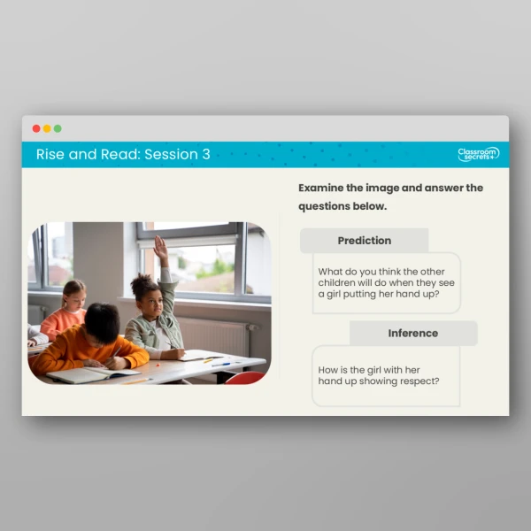 An image of the Rise and Read Respect Resource