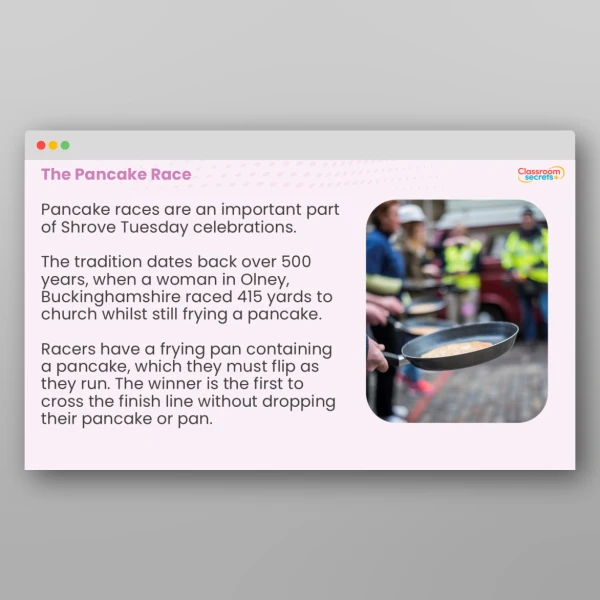 An image of the Shrove Tuesday Whole School Assembly Resource