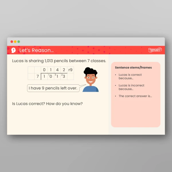 An image of the Divide with Remainders Teaching PPT Resource