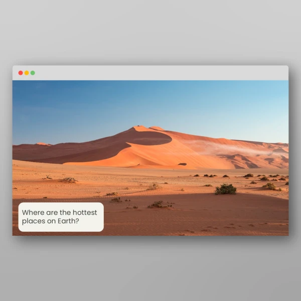 An image of the Where are the Hottest Regions in the World? Geography PPT Resource