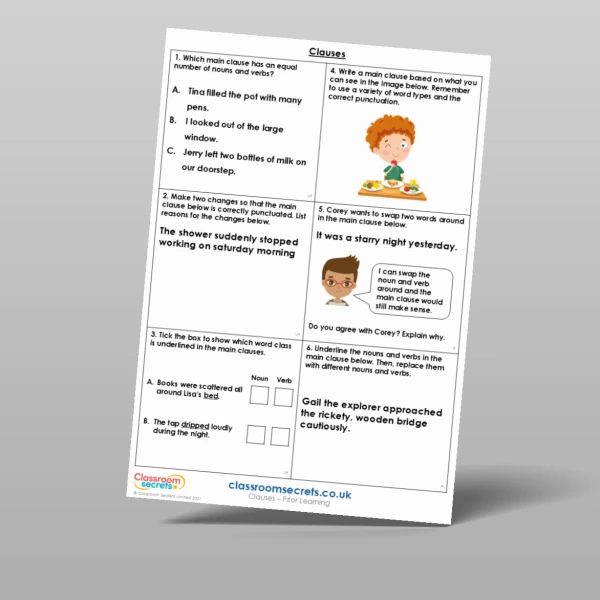 An image of the Clauses Prior Learning Resource