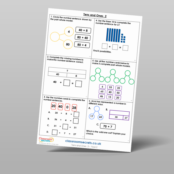 Year 2 Tens And Ones 2 Mixed Activity Resource | Classroom Secrets