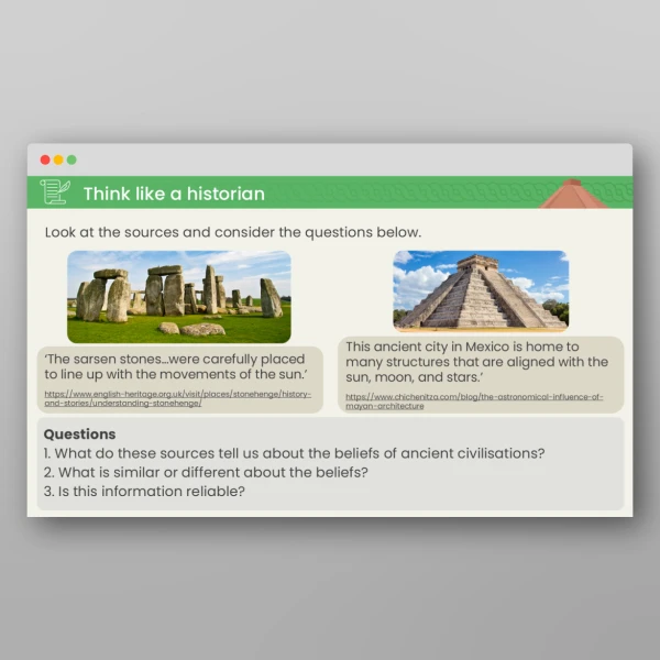 An image of the Lesson 6: How Did Maya Society Contrast with British Society? PPT Resource