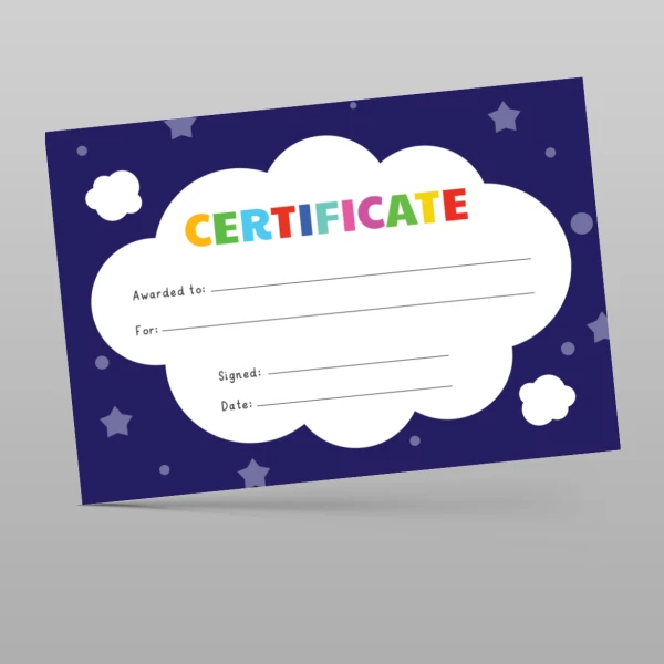 An image of the Celebration Certificates Resource