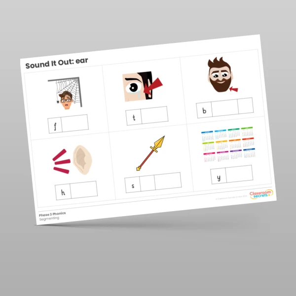 An image of the Phonics Sound It Out: ear Resource