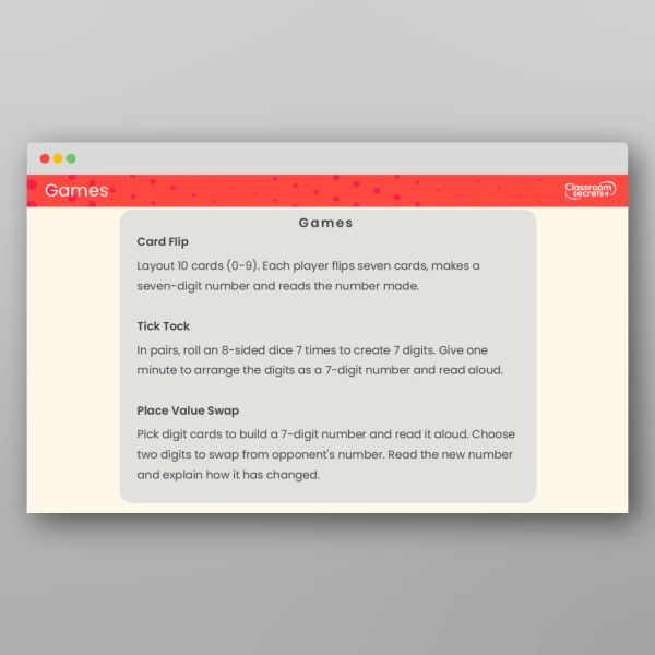 An image of the Read Numbers to 10,000,000 Tutor PPT Resource