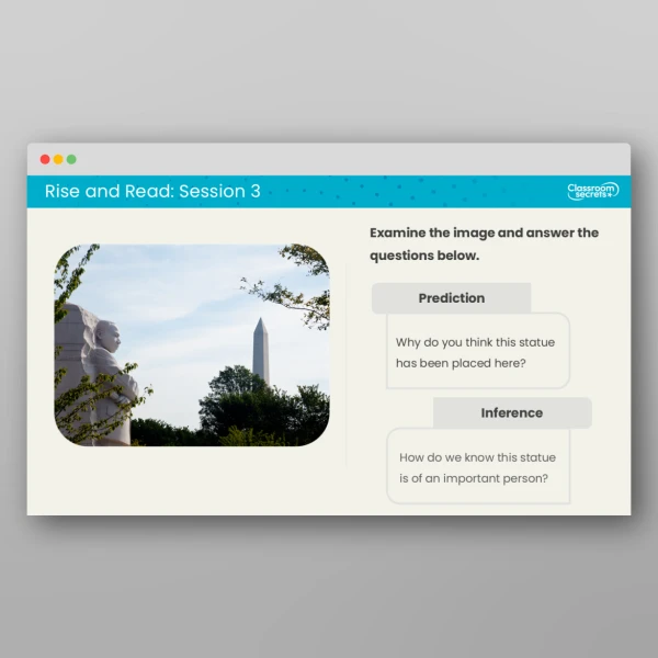An image of the Rise and Read Martin Luther King Resource
