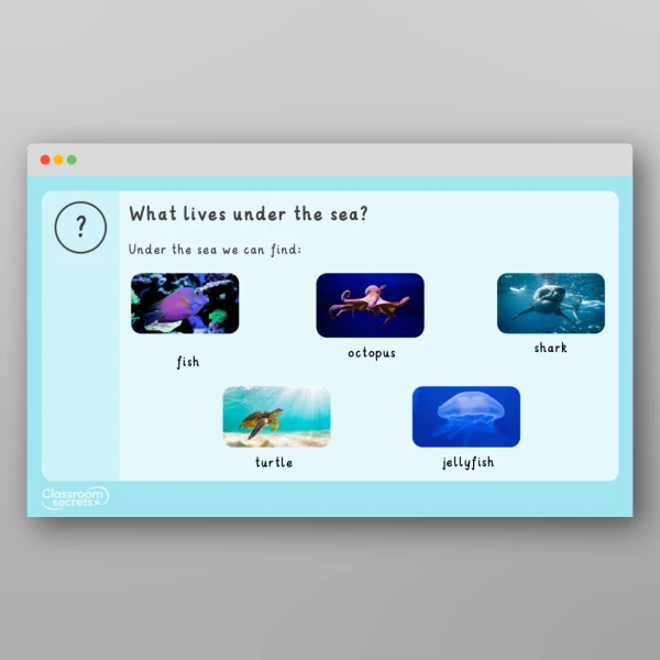 An image of the All At Sea Introductory PowerPoint Resource