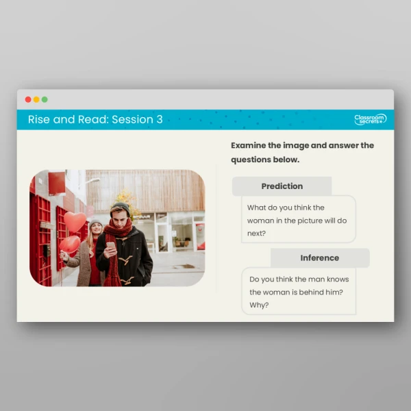 An image of the Rise and Read Valentine's Day Resource