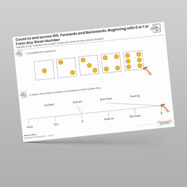 An image of the Place Value Mistake Investigators Resource