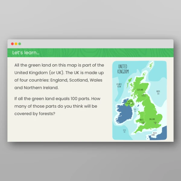 An image of the Forests in the United Kingdom Geography PPT Resource