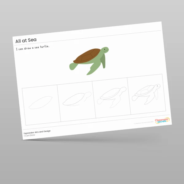 An image of the Amazing World - All At Sea I Can Draw Resource