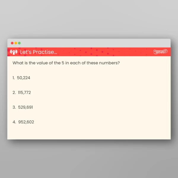 An image of the Numbers to 1,000,000 Teaching PPT Resource