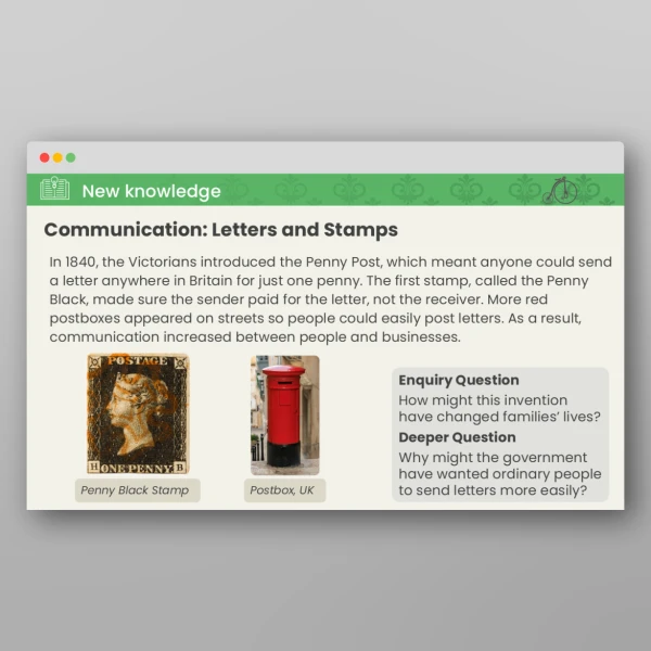 An image of the Lesson 3: What Did the Victorians Invent? PPT Resource