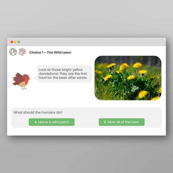 An image of the Rowan's Eco Mission: An Interactive Story Resource