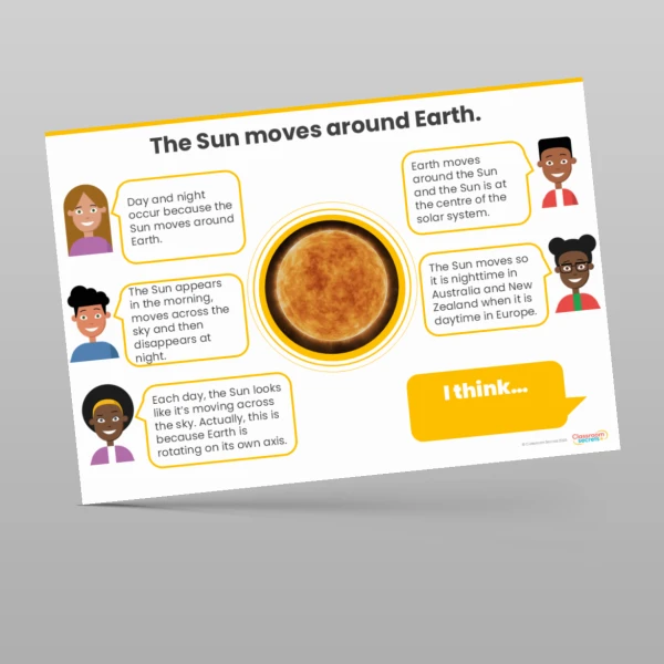 An image of the Earth and Space Concept Cartoons Resource