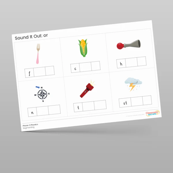 An image of the Phonics Sound It Out: or Resource