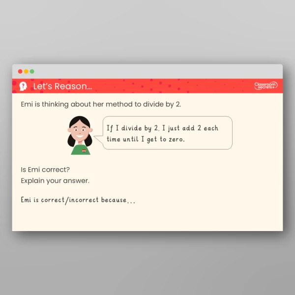An image of the Divide by 2 Teaching PPT Resource