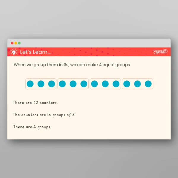 An image of the Make Equal Groups - Grouping Teaching PPT Resource