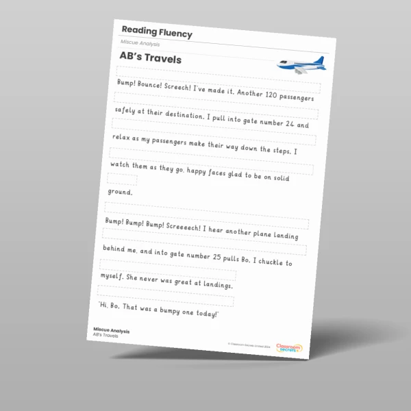 An image of the AB's Travels Reader's Theatre Resource