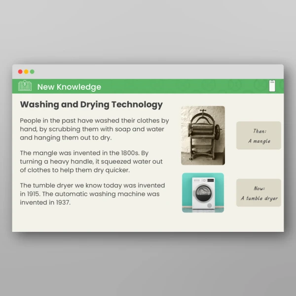 An image of the Lesson 1: How Has Technology Changed Our Homes? PPT Resource