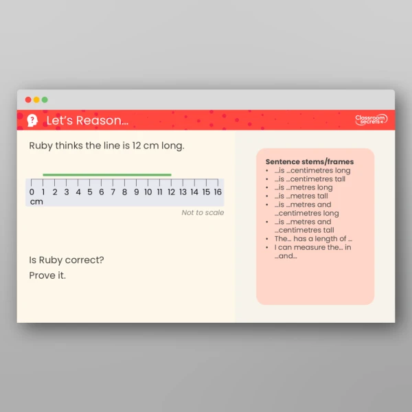 An image of the Free Measure in Metres and Centimetres Teaching PPT Resource