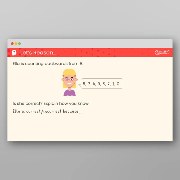 An image of the Count Backwards within 10 Teaching PPT Resource