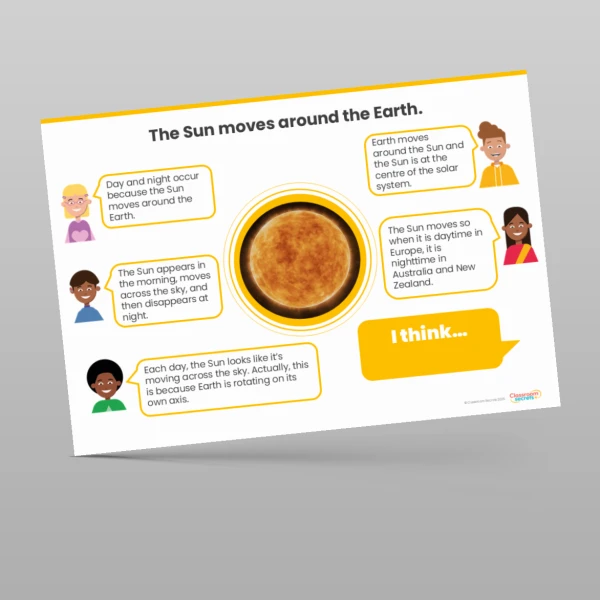 An image of the Earth and Space Concept Cartoons Resource