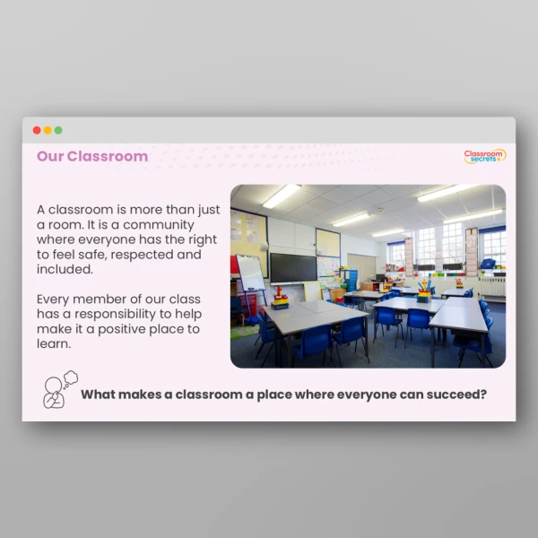 An image of the Classroom Rules PPT Resource