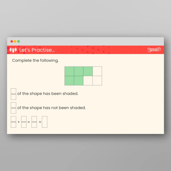 An image of the Partition the Whole Teaching PPT Resource