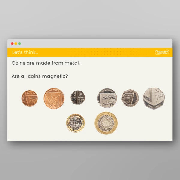 An image of the Lesson 6: Are All Metals Magnetic? Investigation Resource