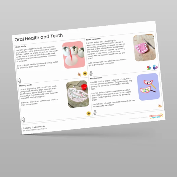 An image of the Oral Health and Teeth Provision Enhancements Resource