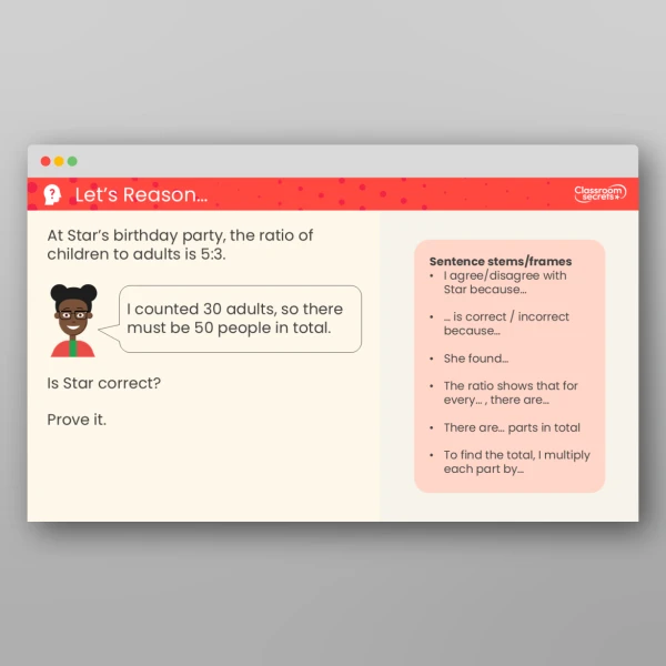 An image of the Ratio Problems Teaching PPT Resource