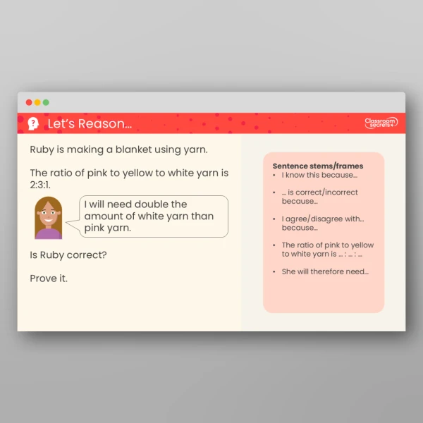 An image of the Introduction to the Ratio Symbol PPT Resource