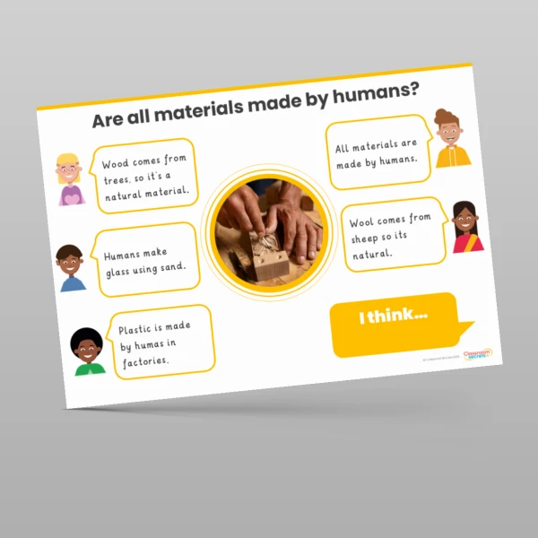 An image of the Uses of Everyday Materials Concept Cartoons Resource