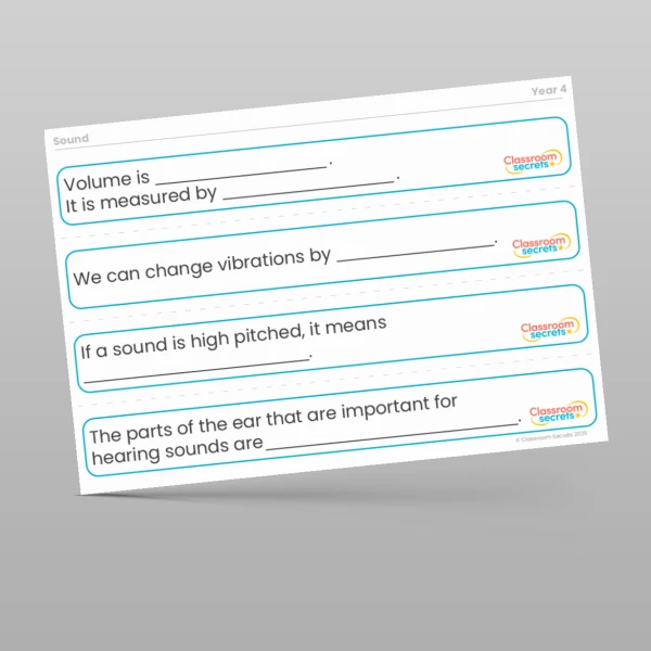 An image of the Sound Stem Sentences Resource