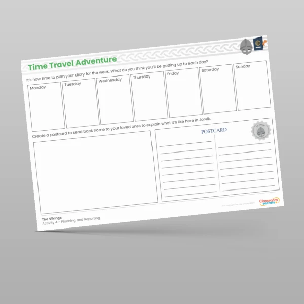 An image of the Free Time Travel Adventure - The Vikings Resource