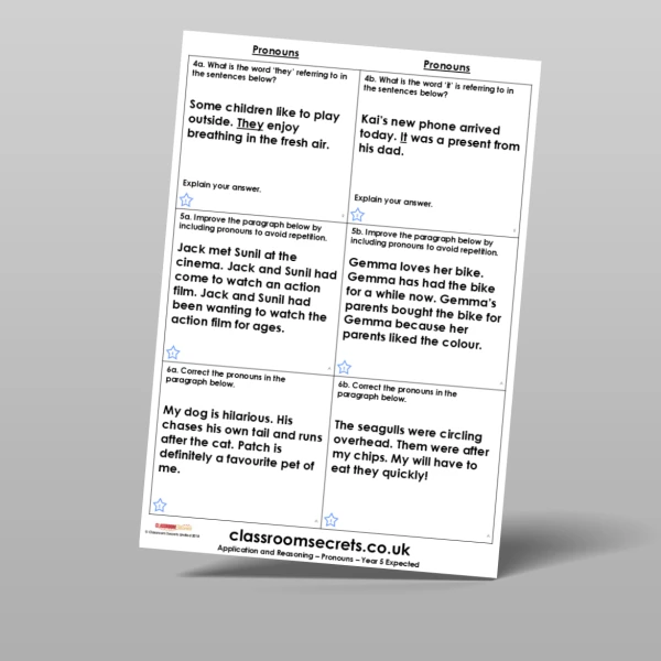 An image of the Pronouns Application and Reasoning Resource
