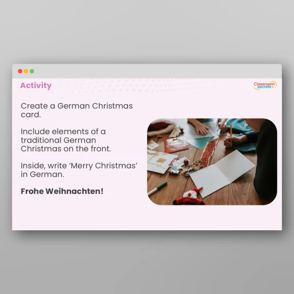 An image of the A German Christmas PPT Resource