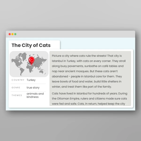 An image of the Around the World in 80 Stories - Middle East Resource