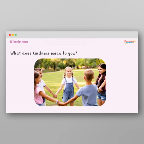 An image of the Values Resource - Kindness Resource