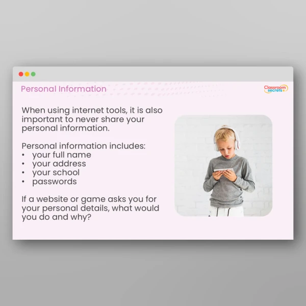 An image of the Internet Tools - Uses and Dangers Resource