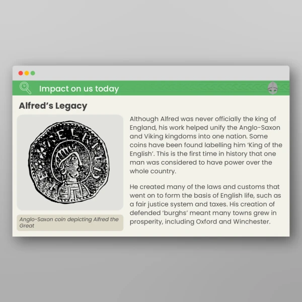 An image of the The Vikings How did Alfred the Great Unify England? PPT Resource