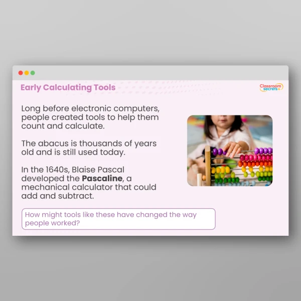 An image of the The History of Computers Teaching PowerPoint Resource